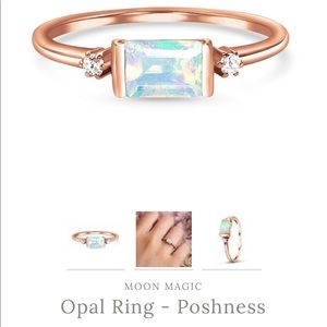 Moon Magic Opal Ring size 8